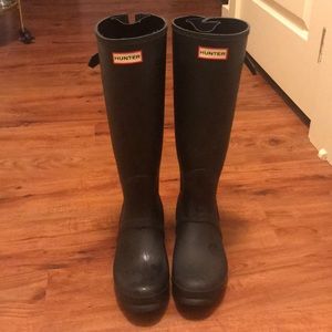 Hunter Black Original Tall' Rain Boot